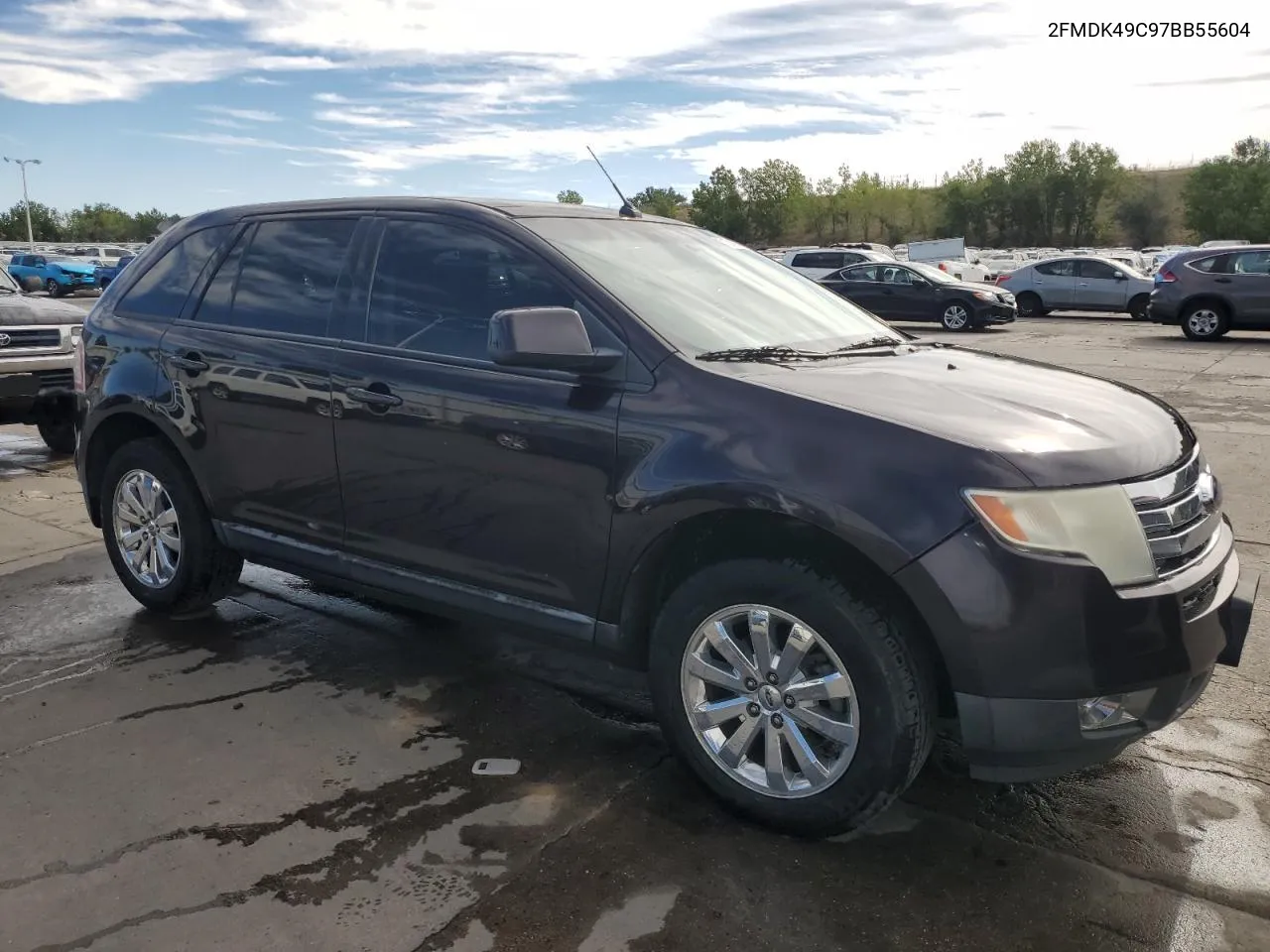 2007 Ford Edge Sel Plus VIN: 2FMDK49C97BB55604 Lot: 71312964