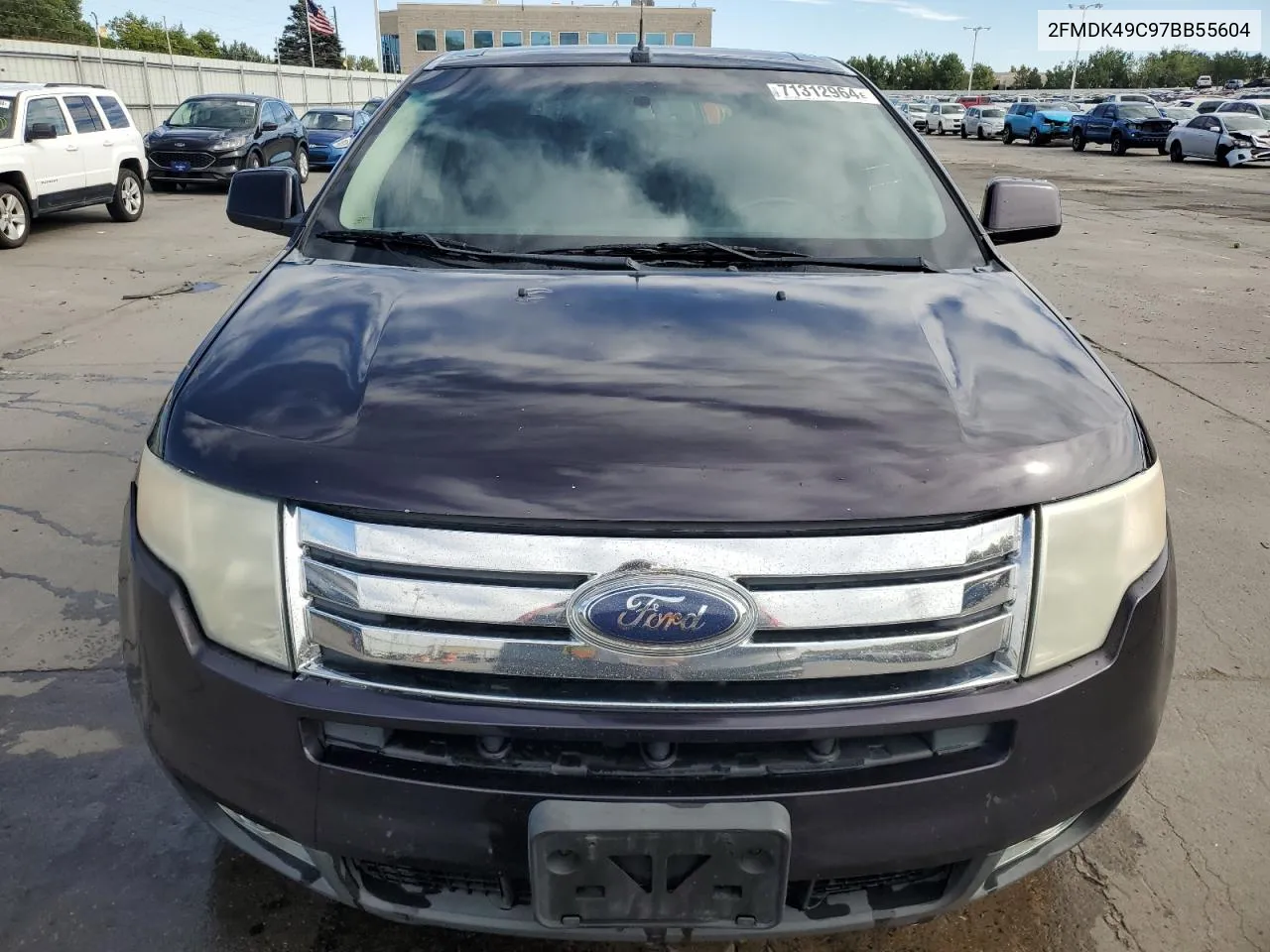 2007 Ford Edge Sel Plus VIN: 2FMDK49C97BB55604 Lot: 71312964