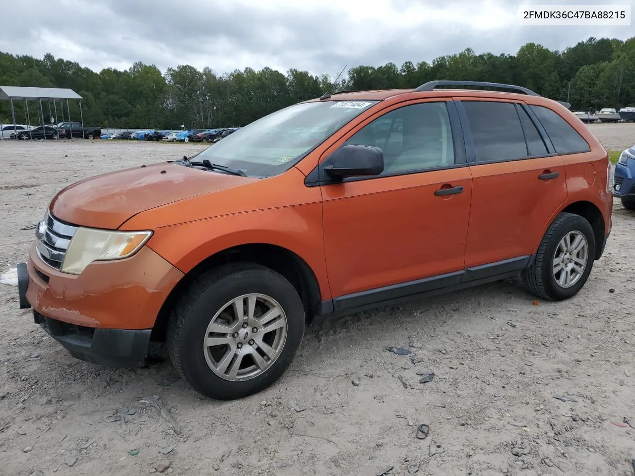 2007 Ford Edge Se VIN: 2FMDK36C47BA88215 Lot: 71571484