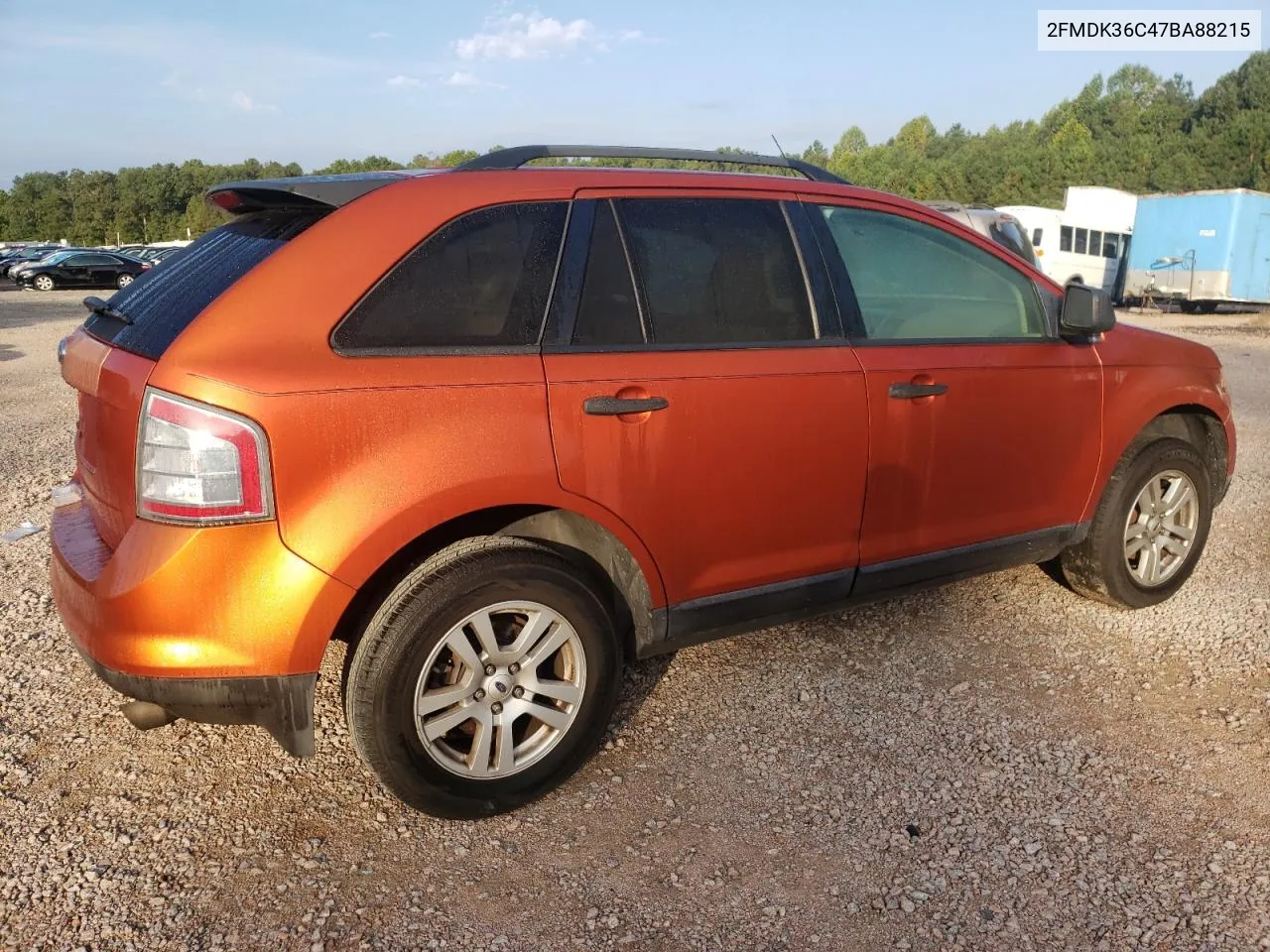 2007 Ford Edge Se VIN: 2FMDK36C47BA88215 Lot: 71571484