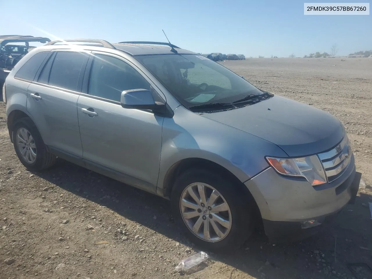 2007 Ford Edge Sel Plus VIN: 2FMDK39C57BB67260 Lot: 71850703