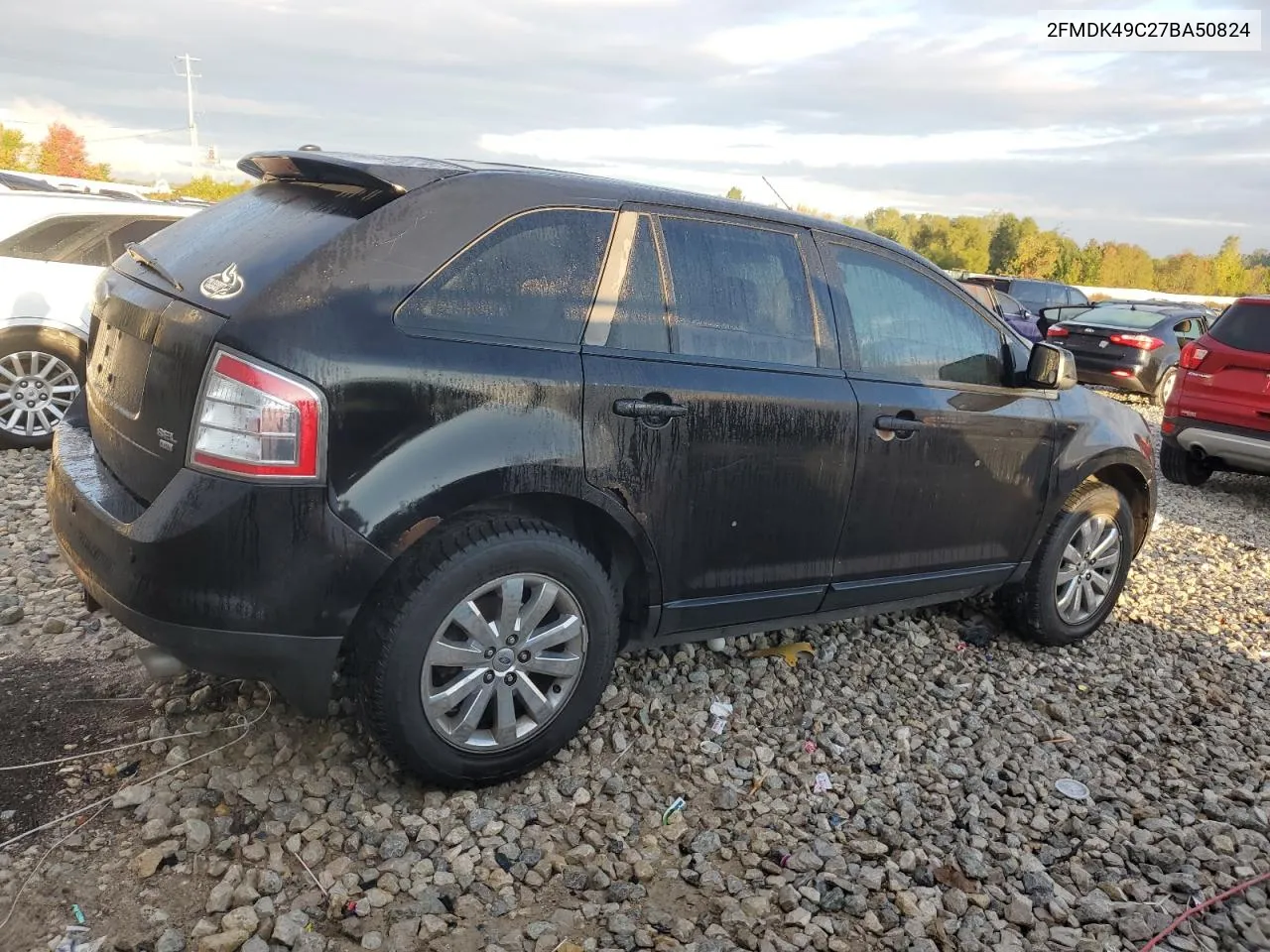 2007 Ford Edge Sel Plus VIN: 2FMDK49C27BA50824 Lot: 72803214