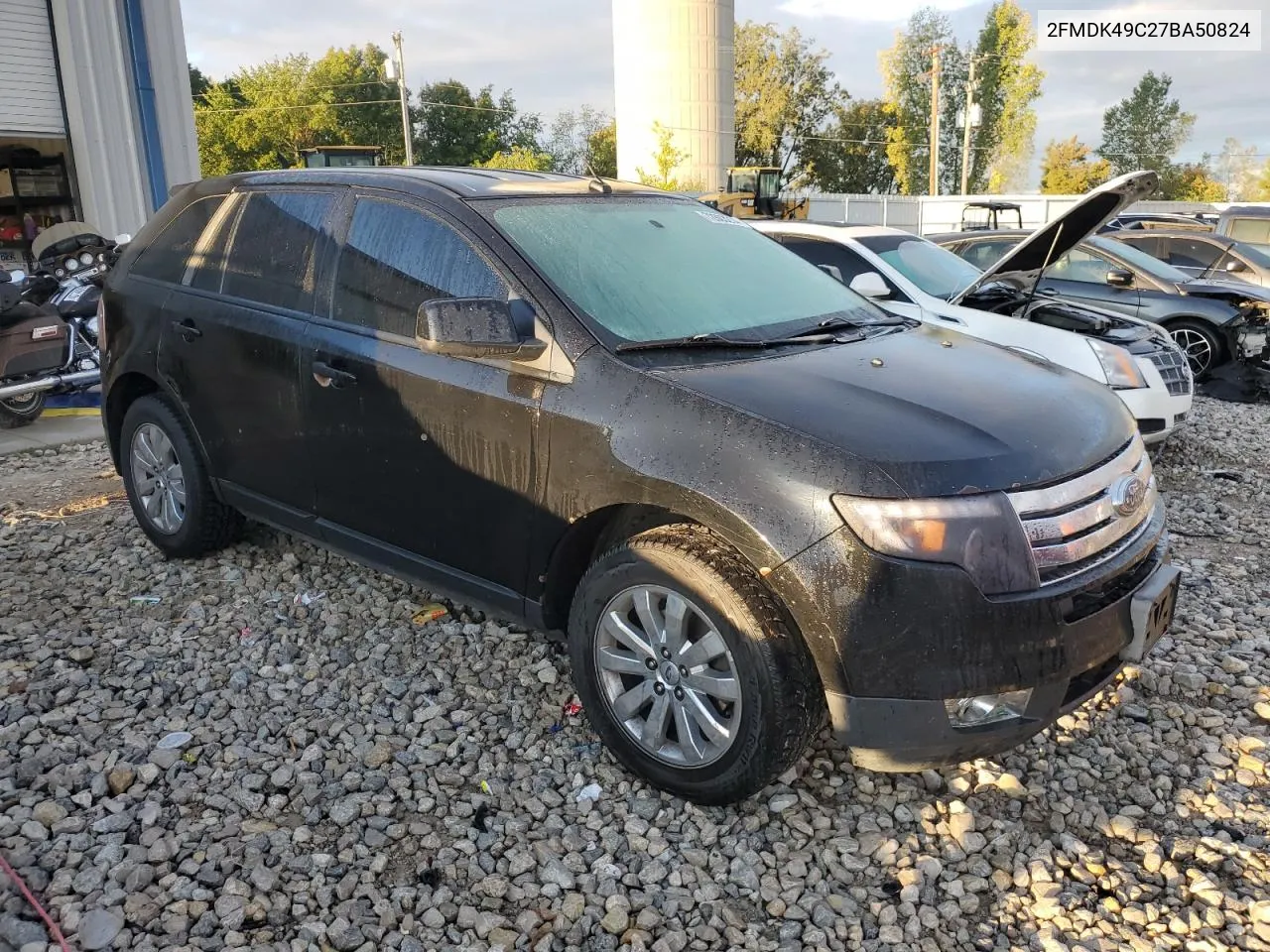 2007 Ford Edge Sel Plus VIN: 2FMDK49C27BA50824 Lot: 72803214