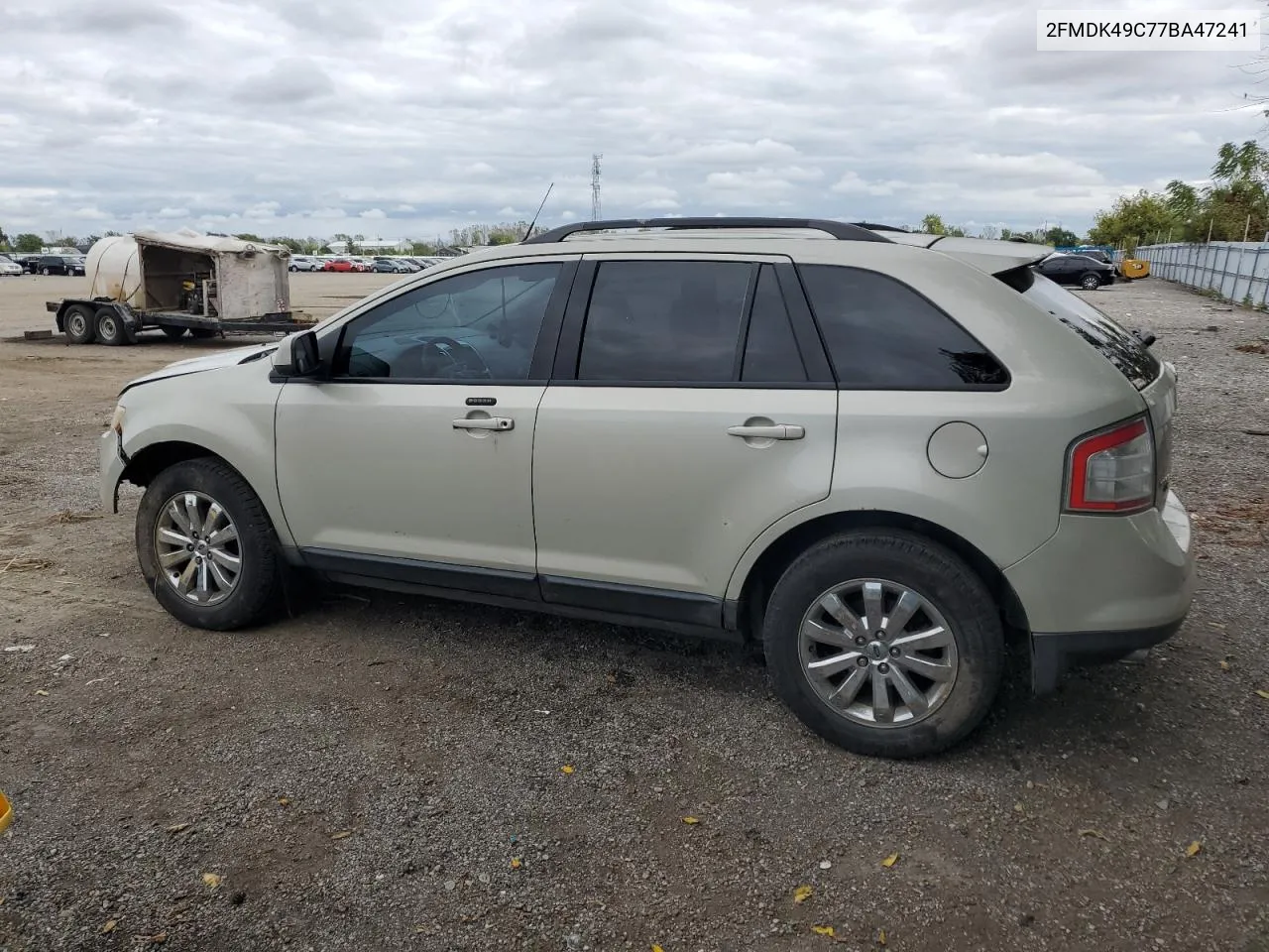 2007 Ford Edge Sel Plus VIN: 2FMDK49C77BA47241 Lot: 74200564