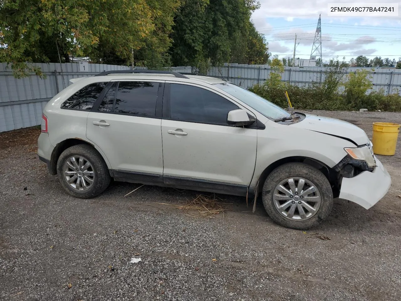 2007 Ford Edge Sel Plus VIN: 2FMDK49C77BA47241 Lot: 74200564