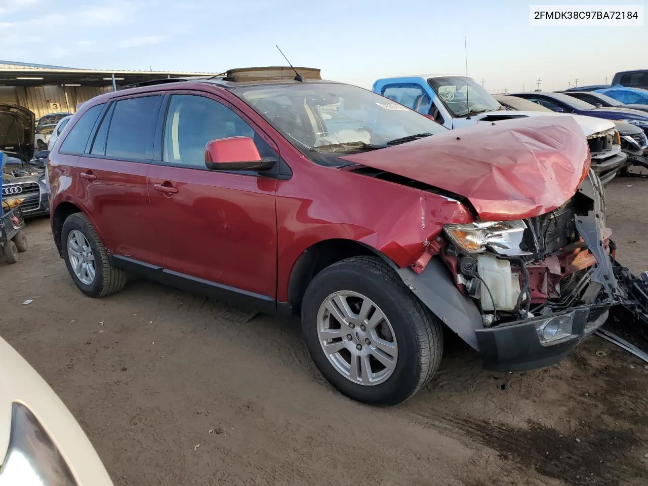 2007 Ford Edge Sel VIN: 2FMDK38C97BA72184 Lot: 74276714