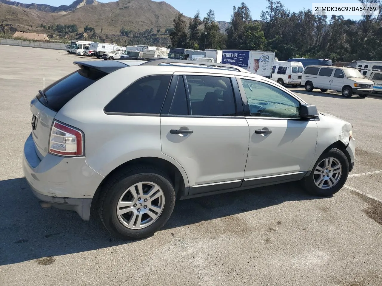 2007 Ford Edge Se VIN: 2FMDK36C97BA54769 Lot: 74321354