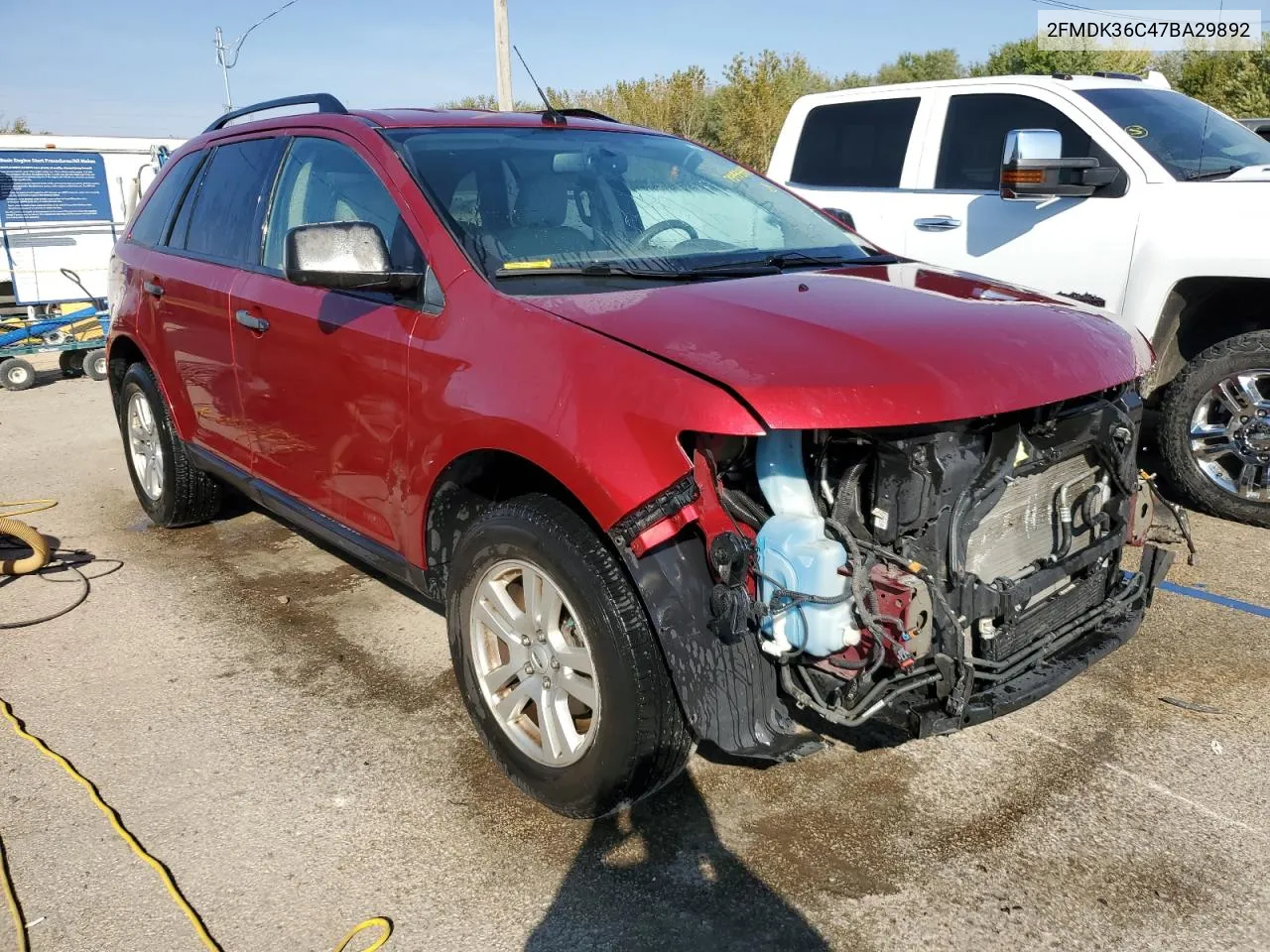 2007 Ford Edge Se VIN: 2FMDK36C47BA29892 Lot: 75455554