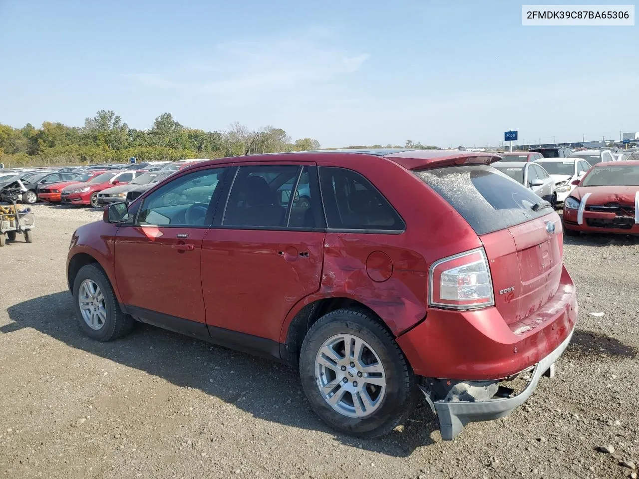 2007 Ford Edge Sel Plus VIN: 2FMDK39C87BA65306 Lot: 75681894