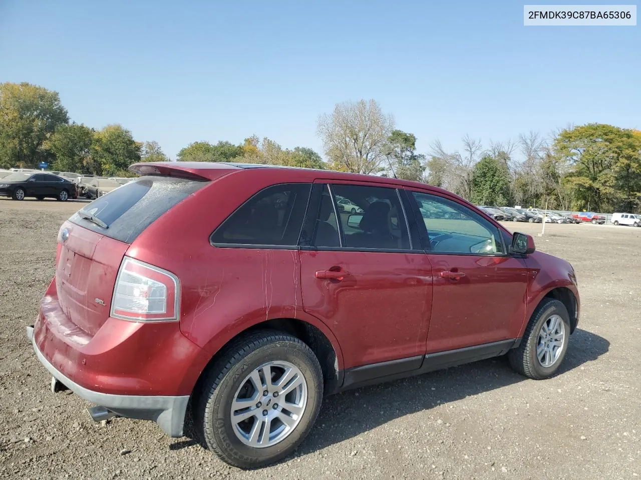 2007 Ford Edge Sel Plus VIN: 2FMDK39C87BA65306 Lot: 75681894