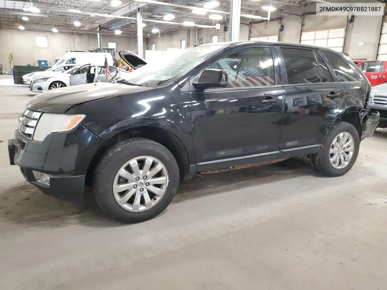 2007 Ford Edge Sel Plus VIN: 2FMDK49C97BB21887 Lot: 75946834