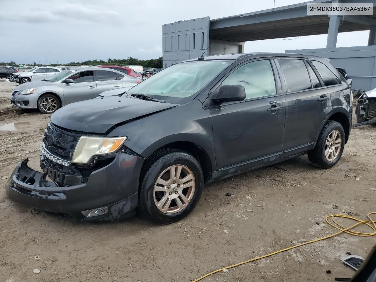 2007 Ford Edge Sel VIN: 2FMDK38C37BA45367 Lot: 76420814