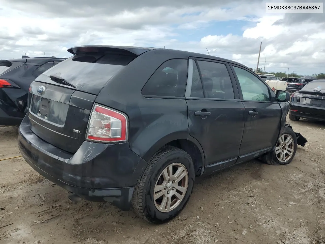 2007 Ford Edge Sel VIN: 2FMDK38C37BA45367 Lot: 76420814