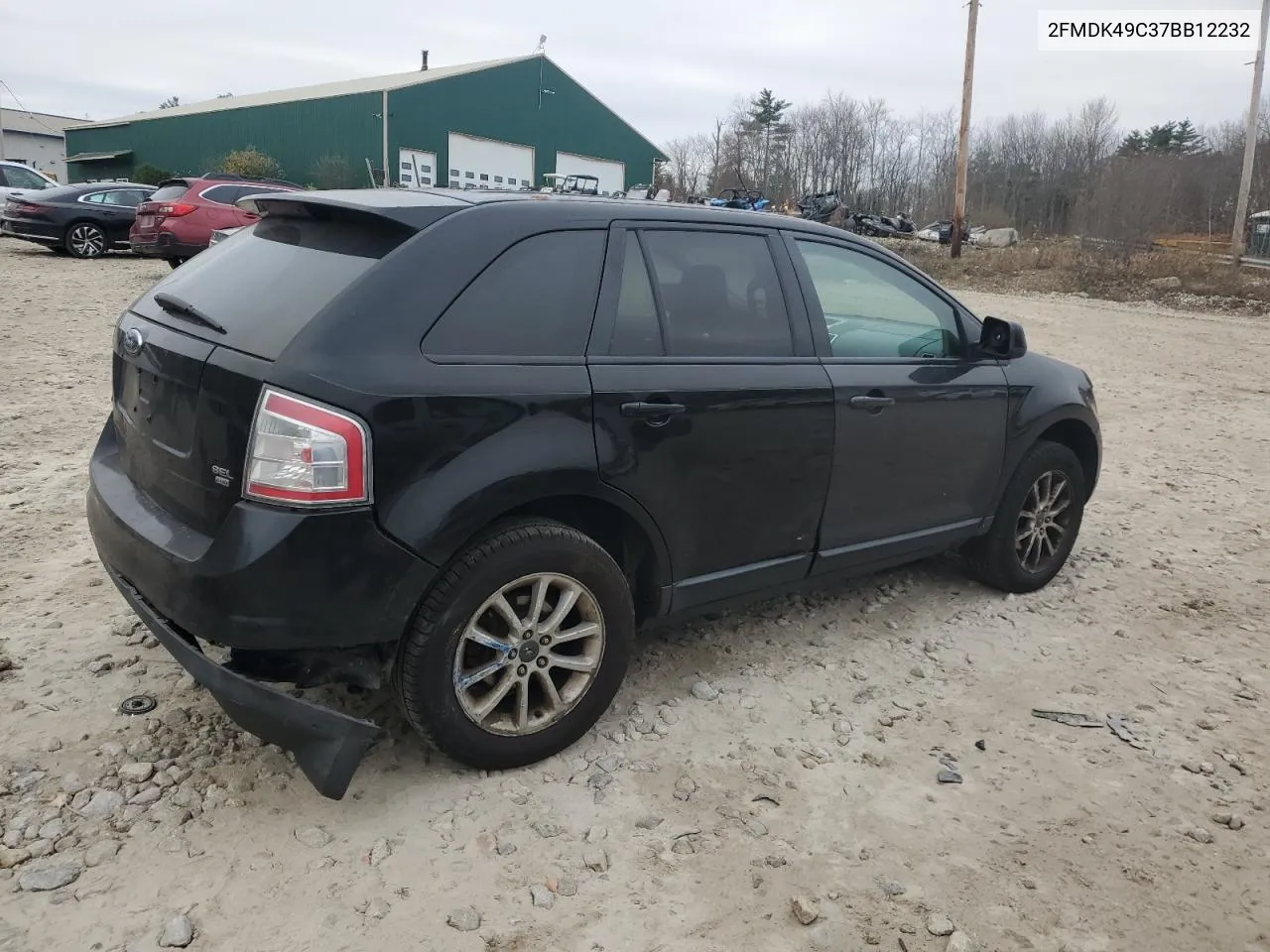 2007 Ford Edge Sel Plus VIN: 2FMDK49C37BB12232 Lot: 77778224