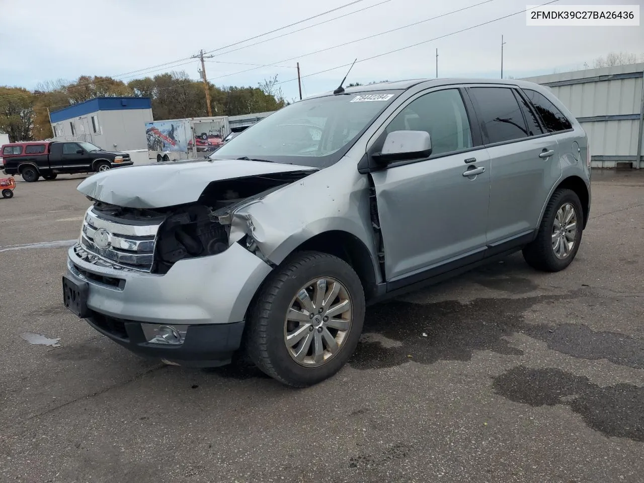 2007 Ford Edge Sel Plus VIN: 2FMDK39C27BA26436 Lot: 78442284