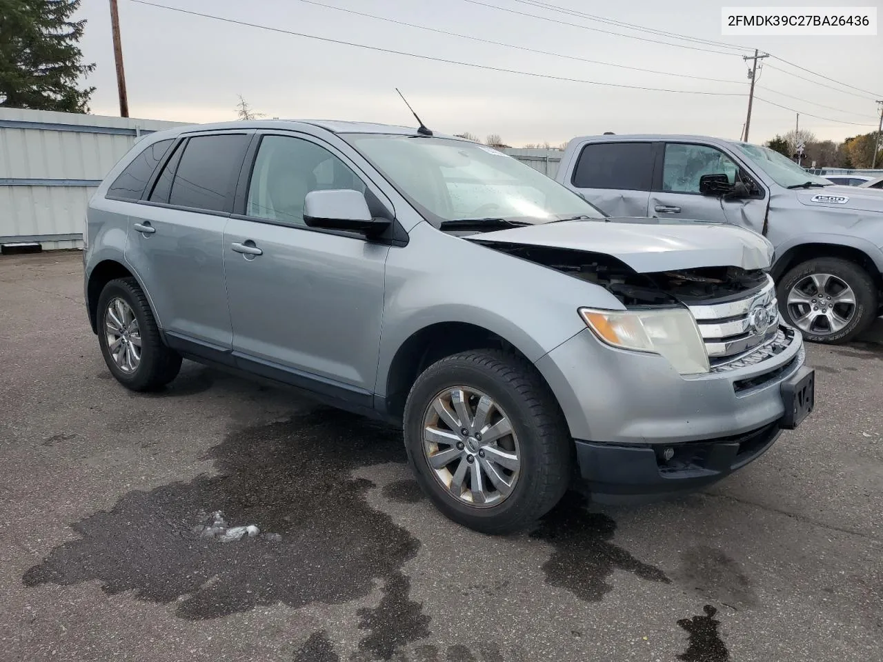 2007 Ford Edge Sel Plus VIN: 2FMDK39C27BA26436 Lot: 78442284