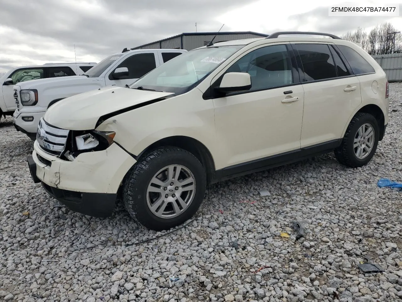 2007 Ford Edge Sel VIN: 2FMDK48C47BA74477 Lot: 78674994