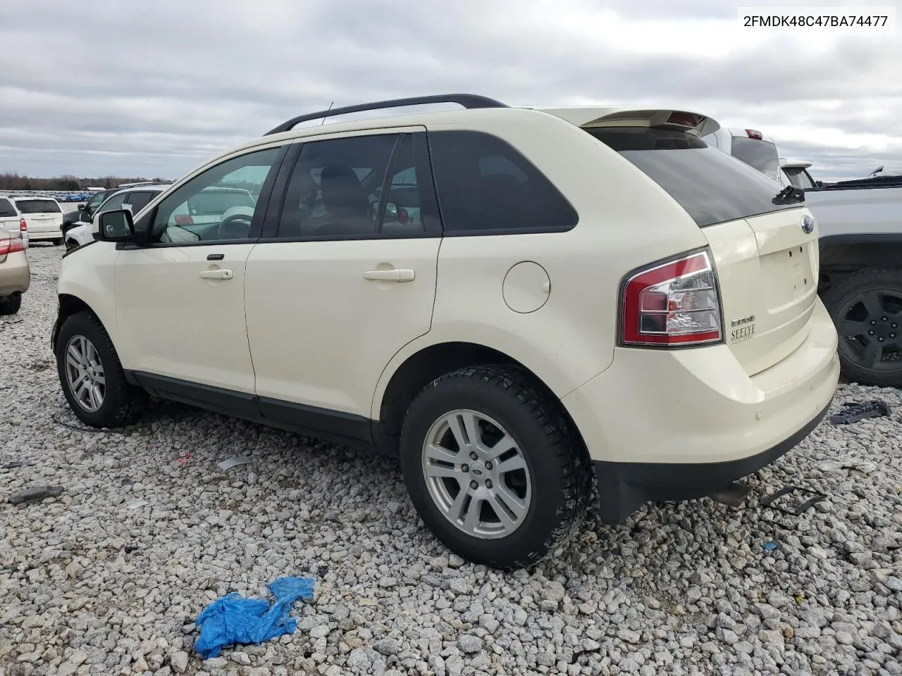 2007 Ford Edge Sel VIN: 2FMDK48C47BA74477 Lot: 78674994