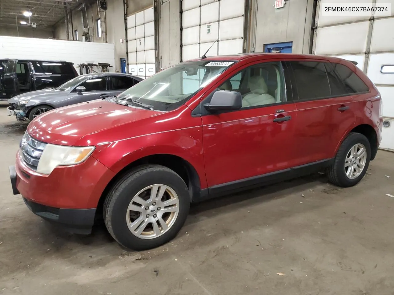 2007 Ford Edge Se VIN: 2FMDK46CX7BA67374 Lot: 80663224