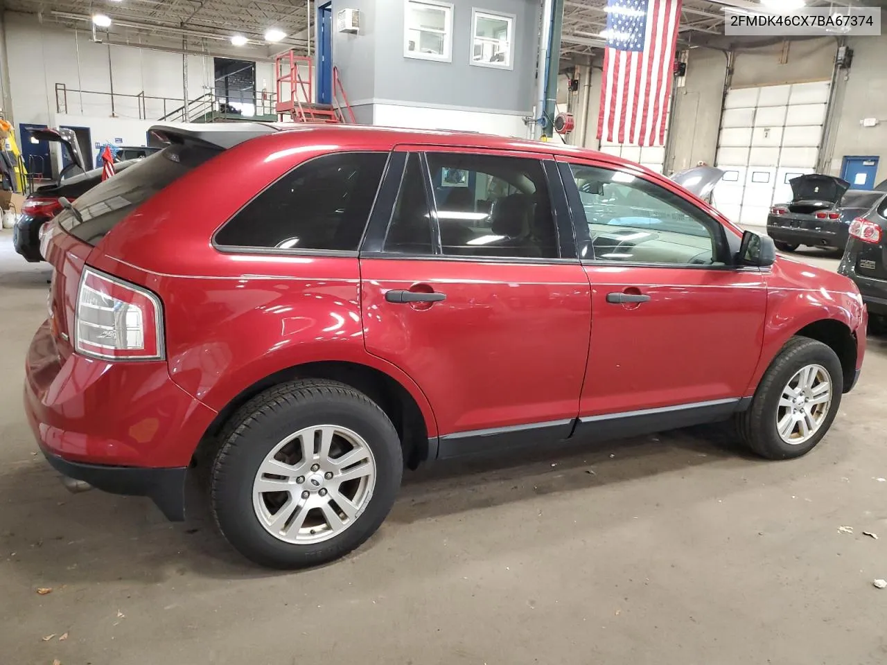 2007 Ford Edge Se VIN: 2FMDK46CX7BA67374 Lot: 80663224