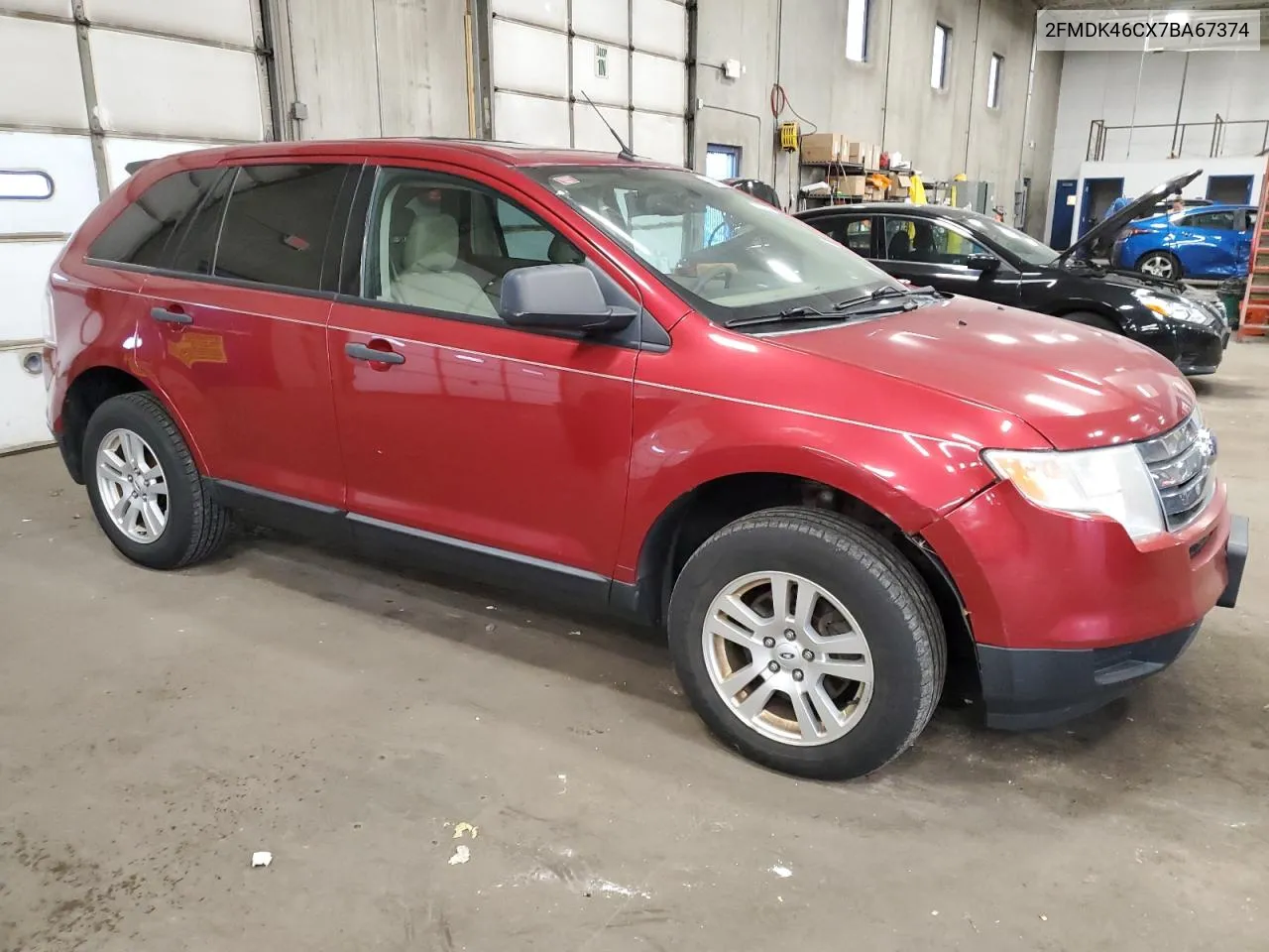 2007 Ford Edge Se VIN: 2FMDK46CX7BA67374 Lot: 80663224