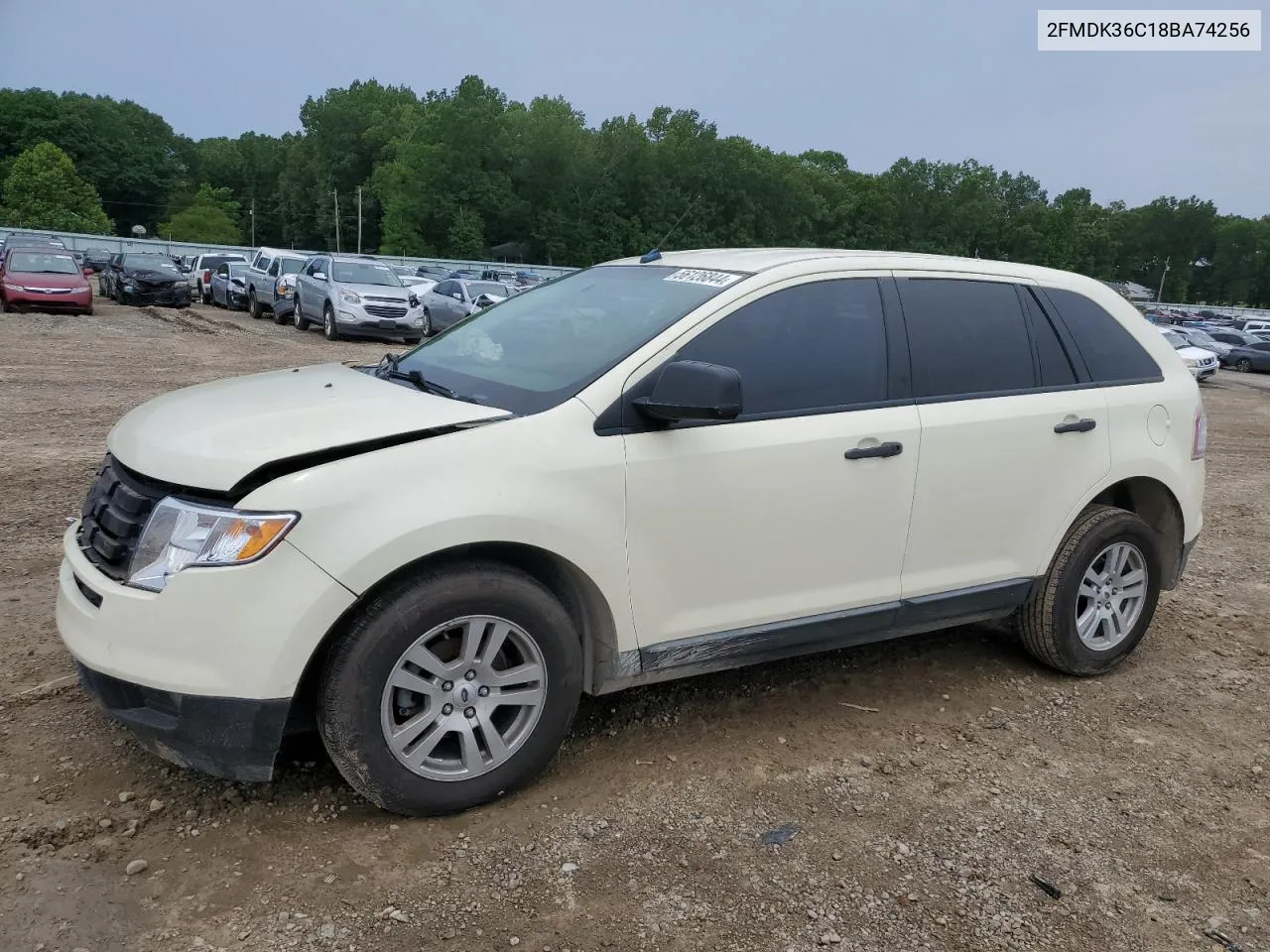 2008 Ford Edge Se VIN: 2FMDK36C18BA74256 Lot: 56126844