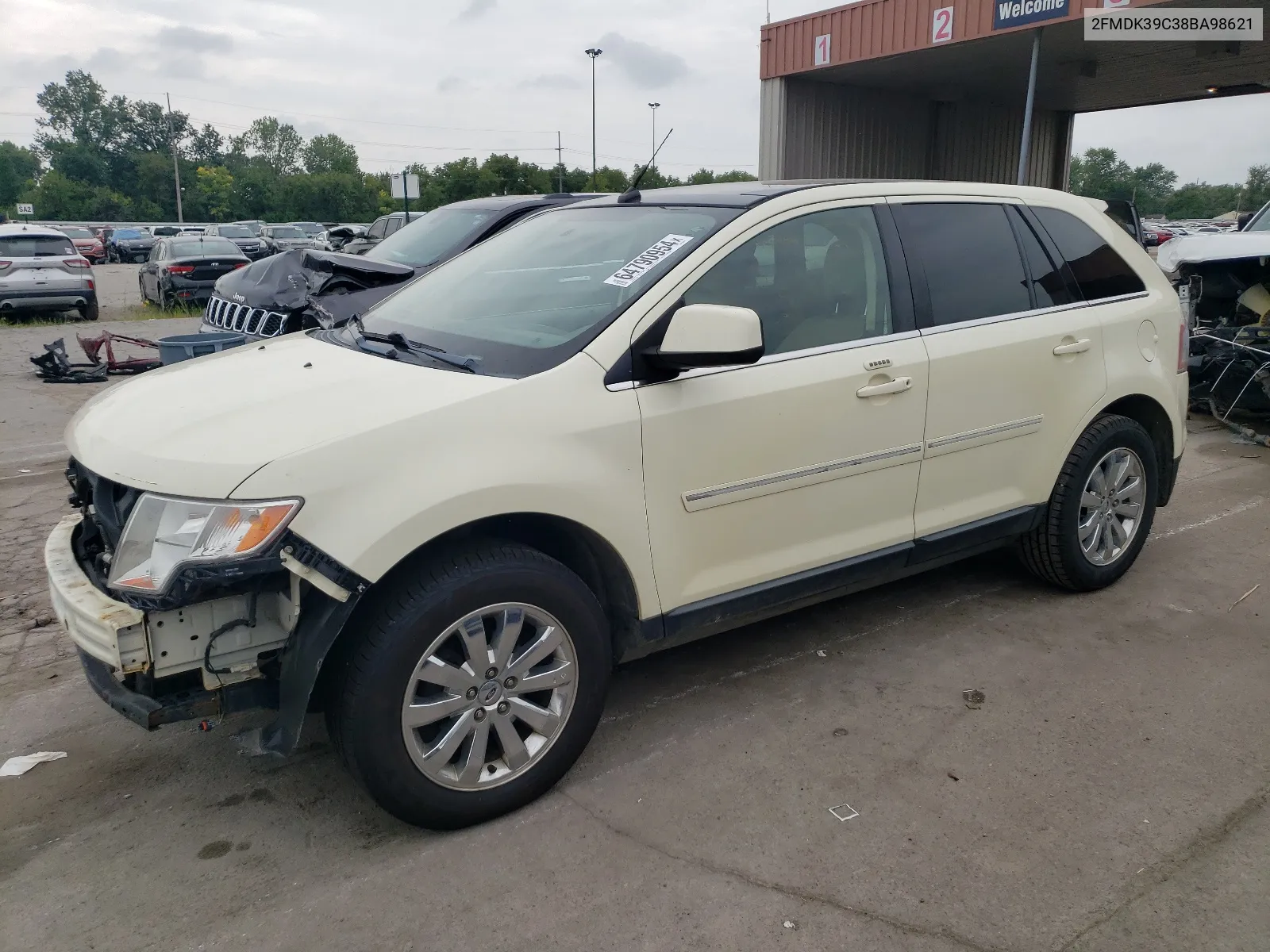 2008 Ford Edge Limited VIN: 2FMDK39C38BA98621 Lot: 64790954