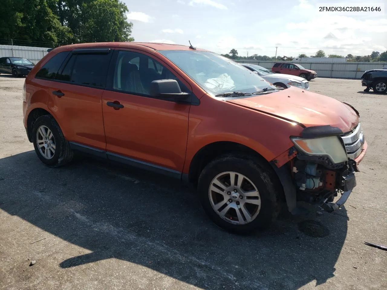 2FMDK36C28BA21646 2008 Ford Edge Se