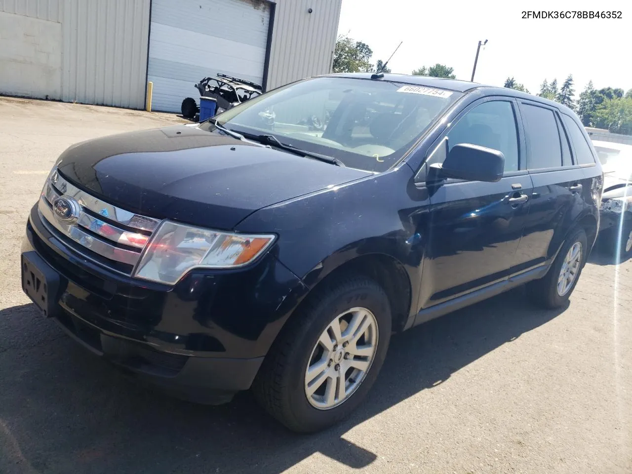 2008 Ford Edge Se VIN: 2FMDK36C78BB46352 Lot: 66027754