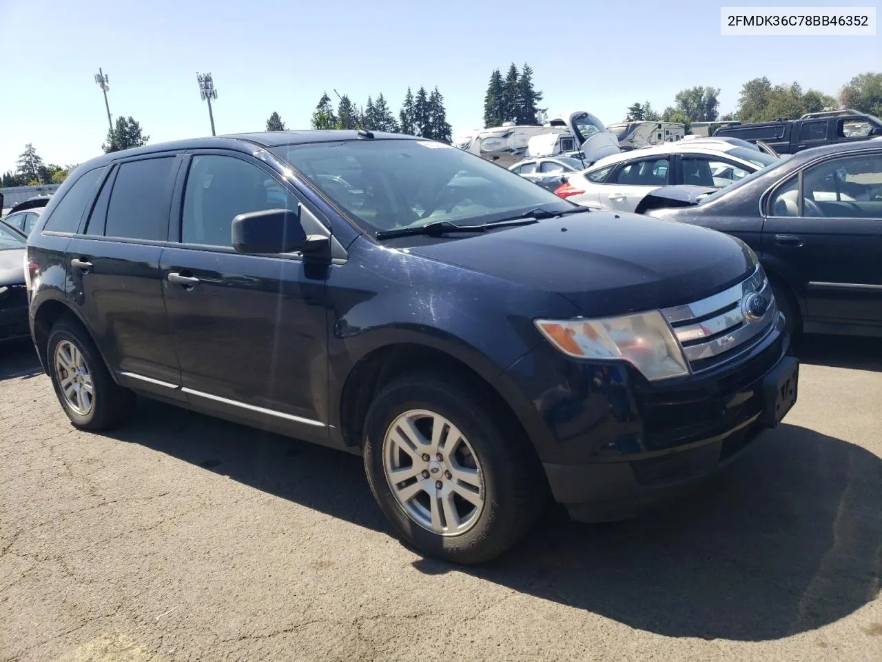 2FMDK36C78BB46352 2008 Ford Edge Se