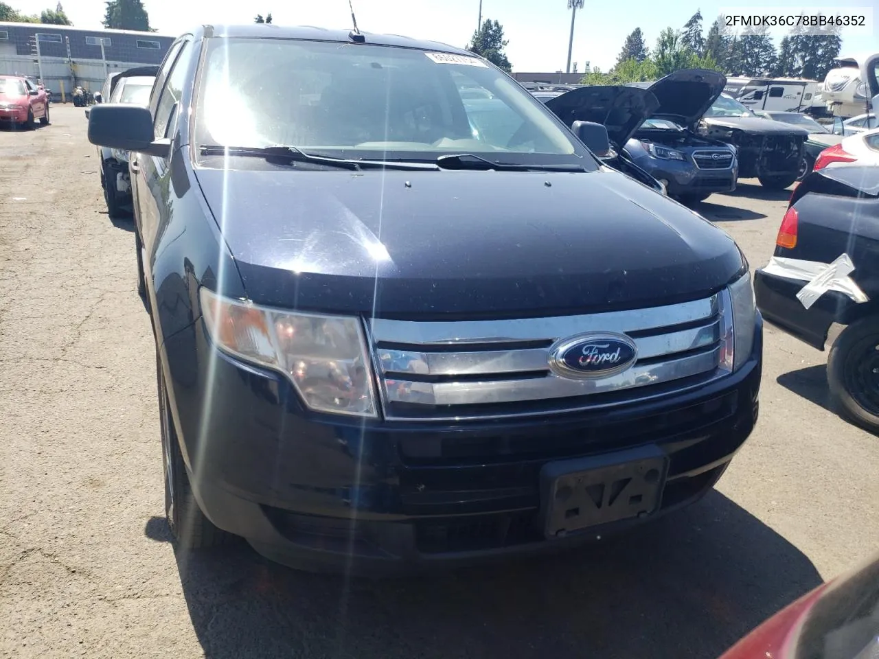 2FMDK36C78BB46352 2008 Ford Edge Se