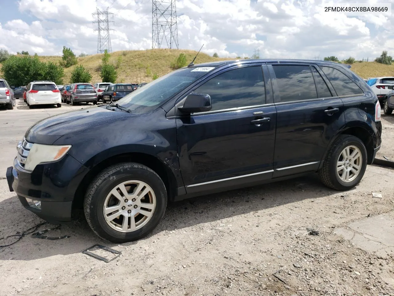 2008 Ford Edge Sel VIN: 2FMDK48CX8BA98669 Lot: 66215664