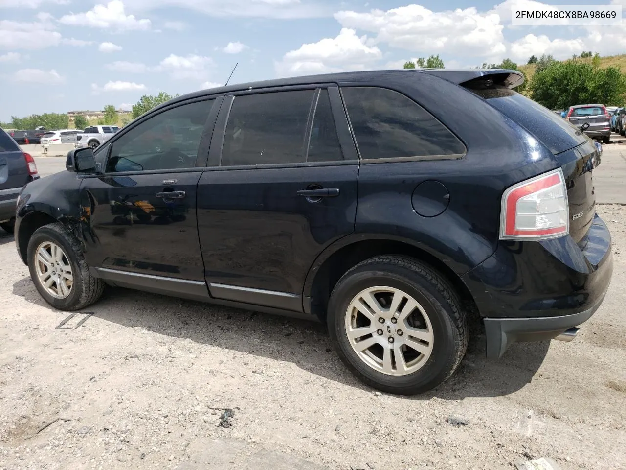 2008 Ford Edge Sel VIN: 2FMDK48CX8BA98669 Lot: 66215664