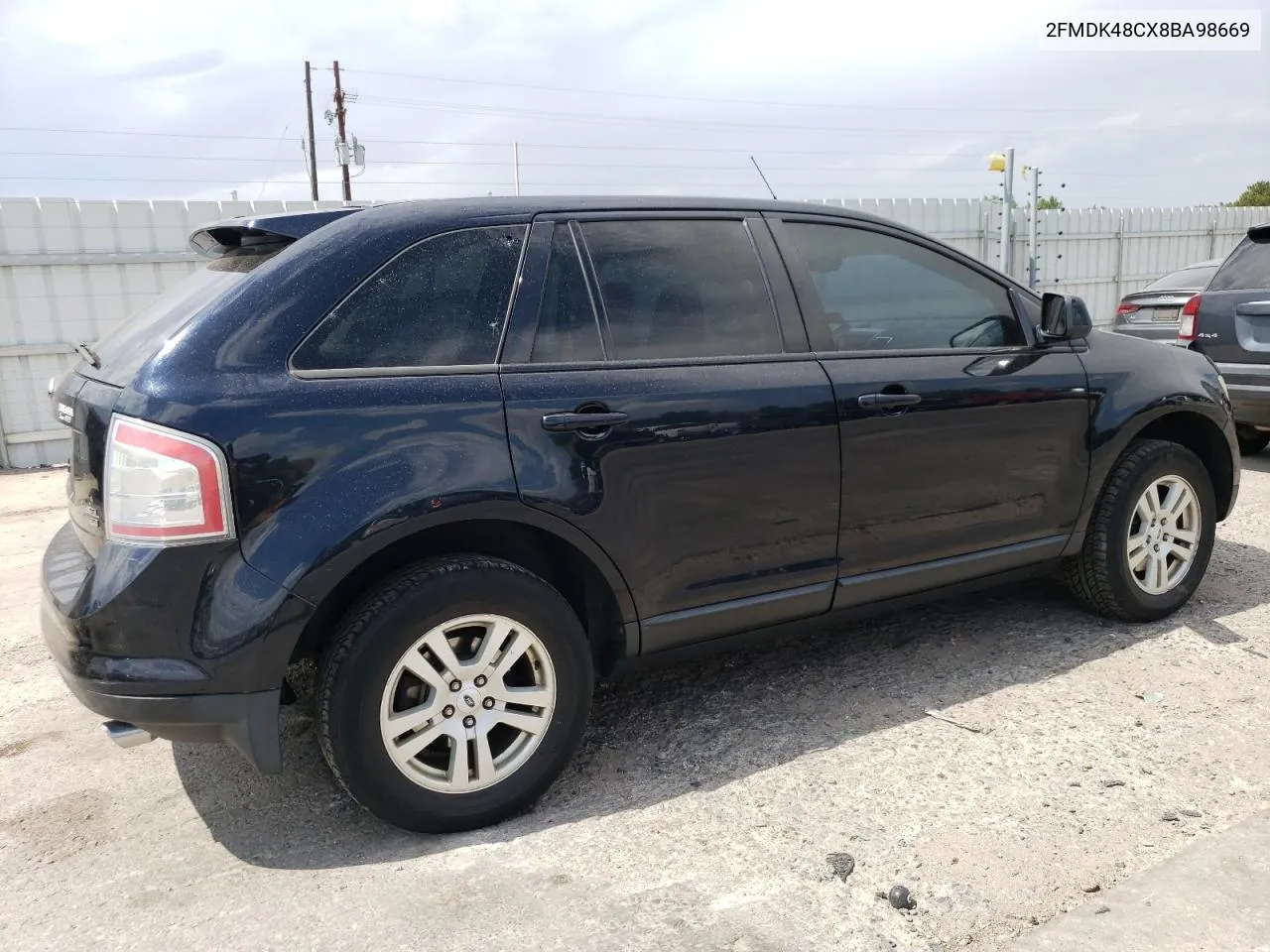 2008 Ford Edge Sel VIN: 2FMDK48CX8BA98669 Lot: 66215664