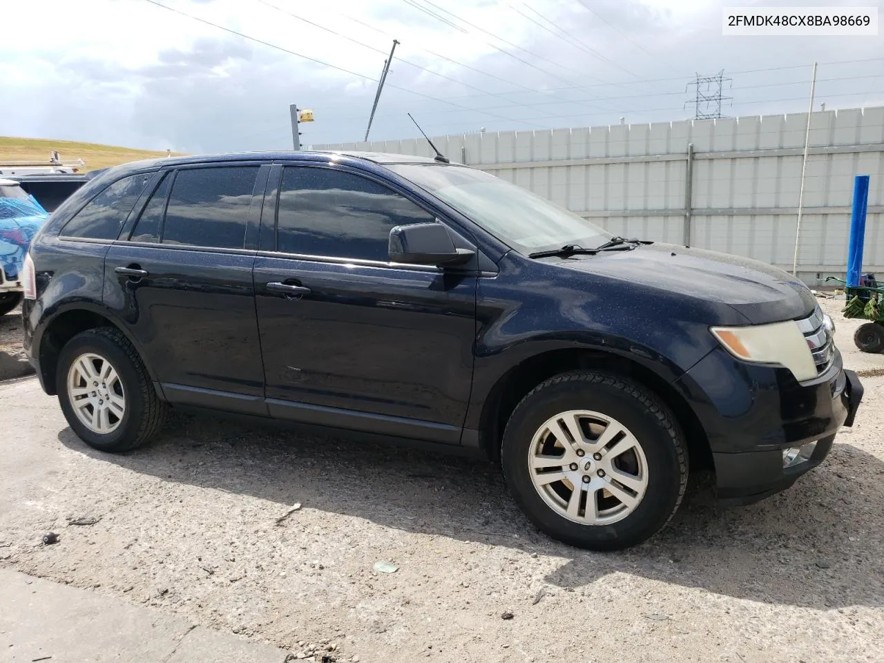 2008 Ford Edge Sel VIN: 2FMDK48CX8BA98669 Lot: 66215664