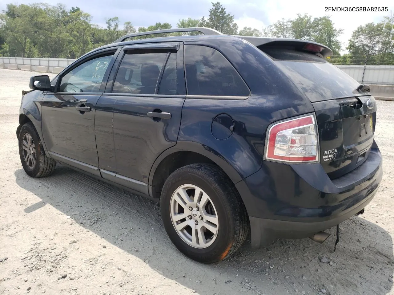 2008 Ford Edge Se VIN: 2FMDK36C58BA82635 Lot: 66764454