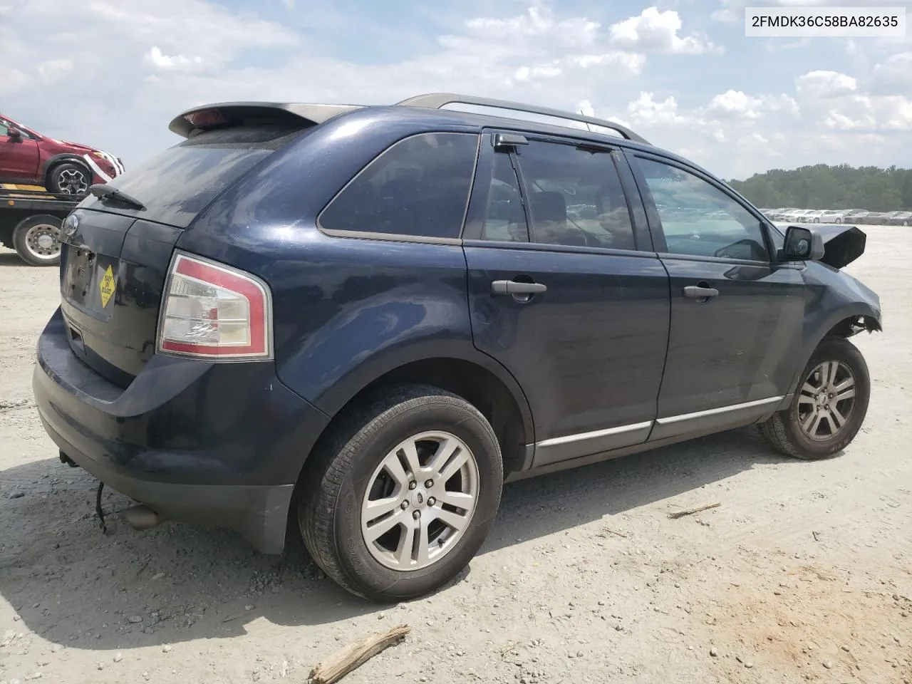 2008 Ford Edge Se VIN: 2FMDK36C58BA82635 Lot: 66764454