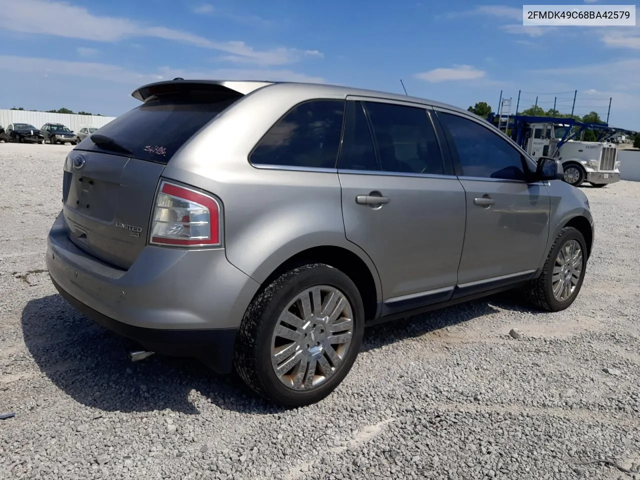 2008 Ford Edge Limited VIN: 2FMDK49C68BA42579 Lot: 67147004