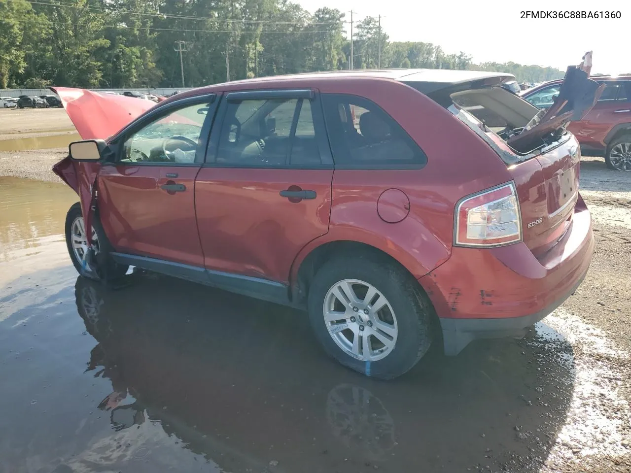 2008 Ford Edge Se VIN: 2FMDK36C88BA61360 Lot: 67472524