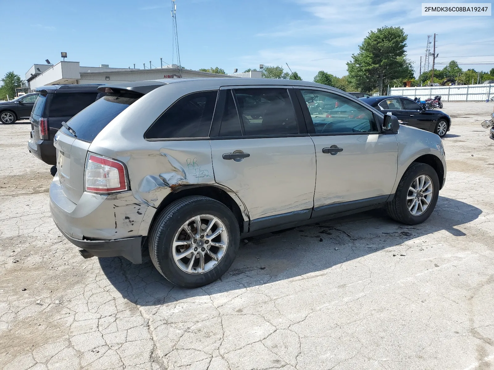 2008 Ford Edge Se VIN: 2FMDK36C08BA19247 Lot: 67561534