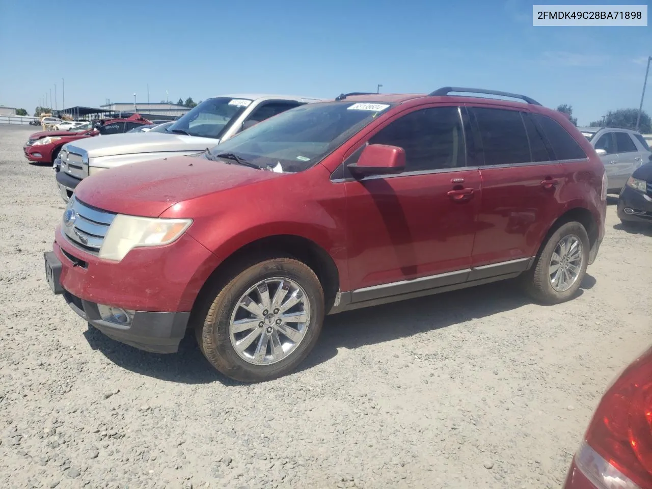 2008 Ford Edge Limited VIN: 2FMDK49C28BA71898 Lot: 68138604