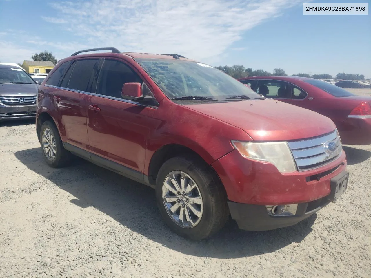 2008 Ford Edge Limited VIN: 2FMDK49C28BA71898 Lot: 68138604