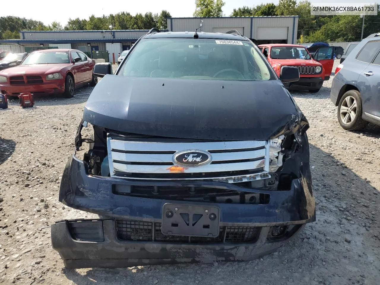 2008 Ford Edge Se VIN: 2FMDK36CX8BA61733 Lot: 70838544