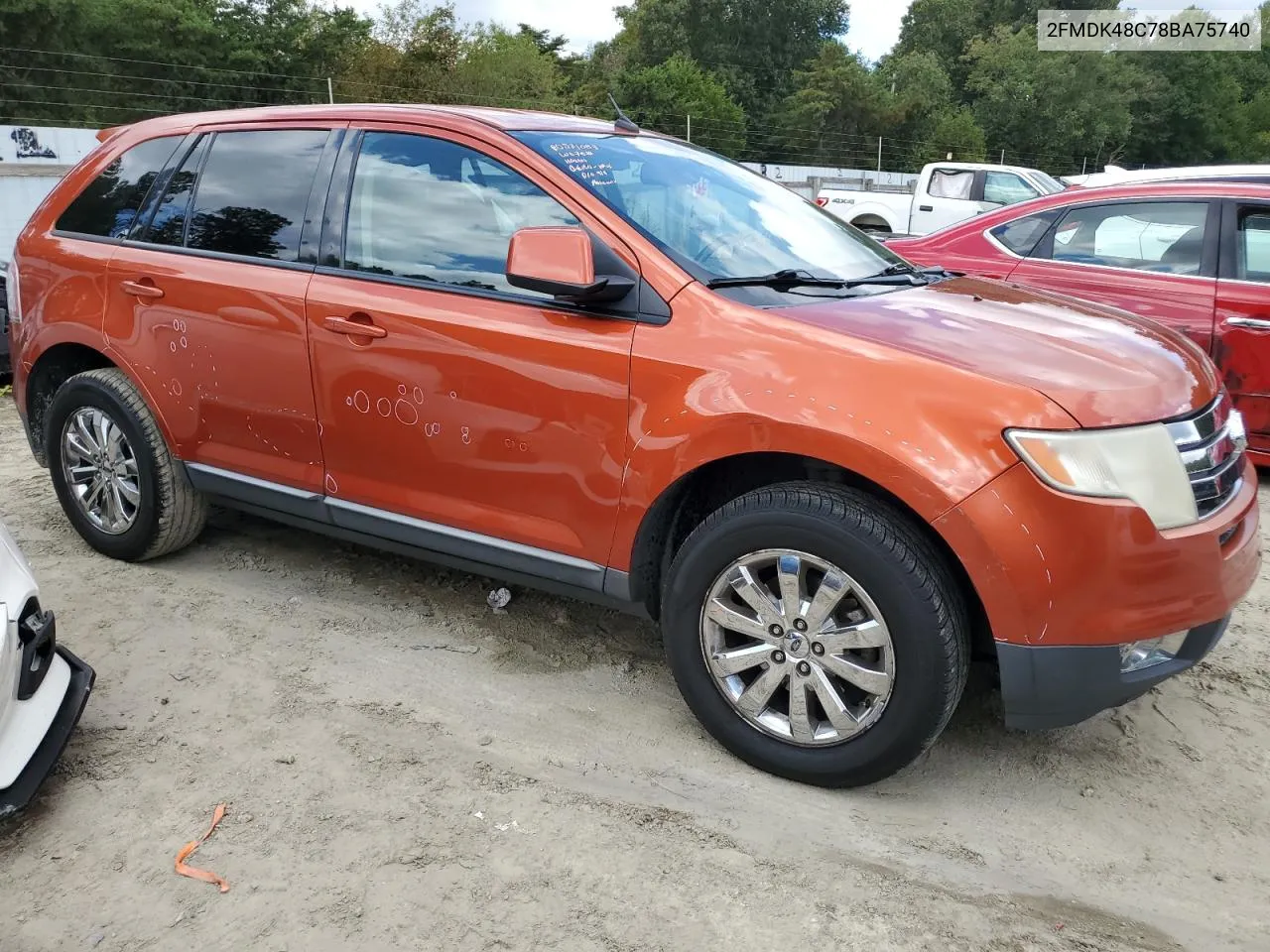 2008 Ford Edge Sel VIN: 2FMDK48C78BA75740 Lot: 71931224