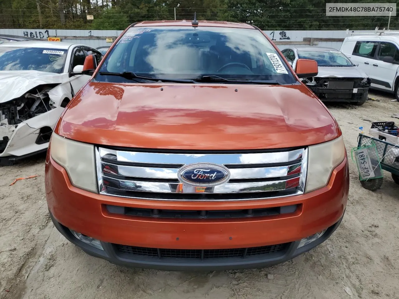 2008 Ford Edge Sel VIN: 2FMDK48C78BA75740 Lot: 71931224