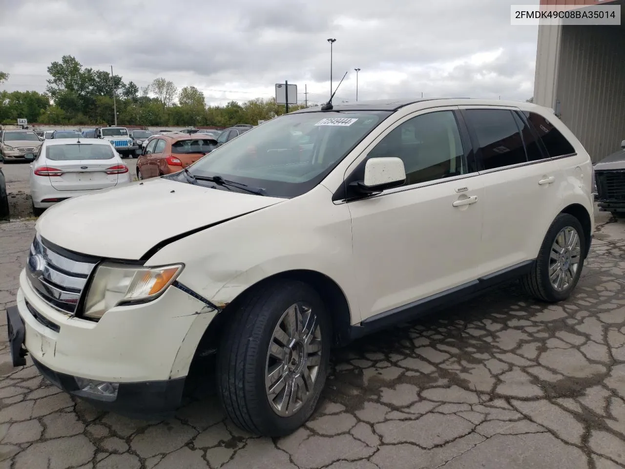 2008 Ford Edge Limited VIN: 2FMDK49C08BA35014 Lot: 72549444