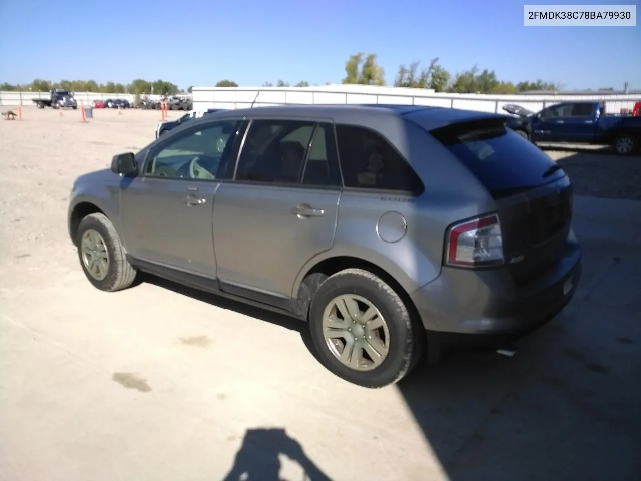 2008 Ford Edge Sel VIN: 2FMDK38C78BA79930 Lot: 72919314