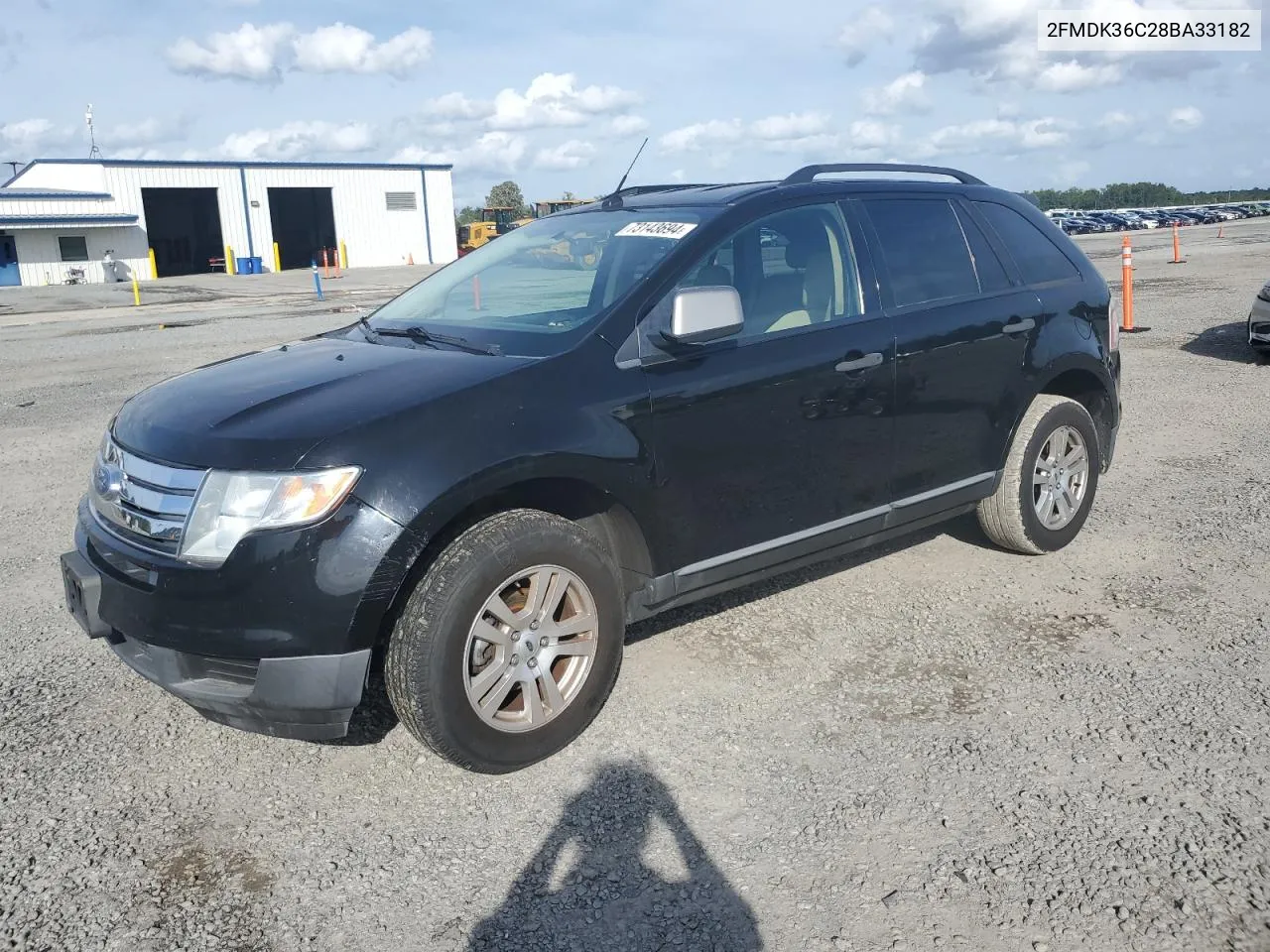 2008 Ford Edge Se VIN: 2FMDK36C28BA33182 Lot: 73143694