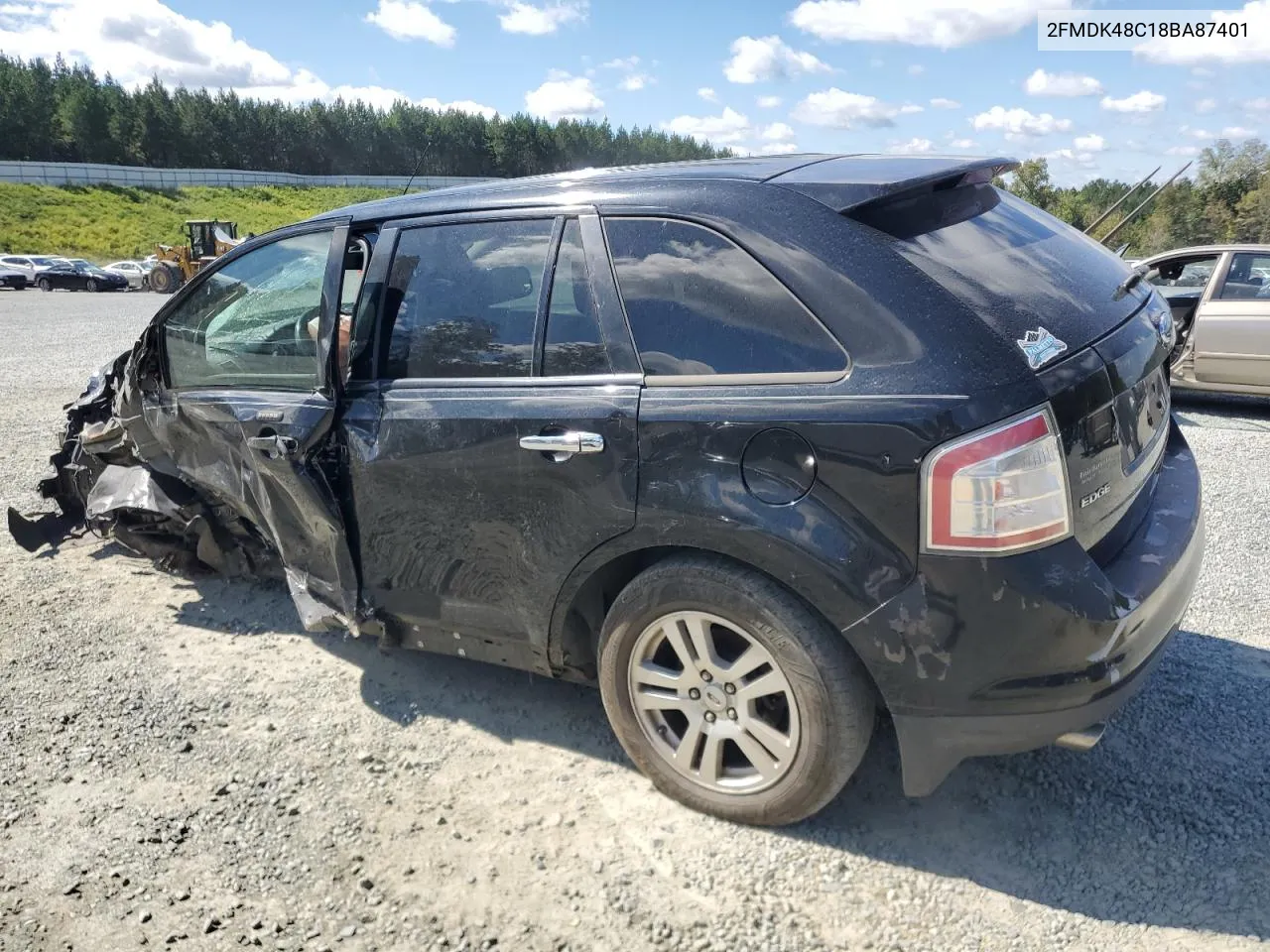 2008 Ford Edge Sel VIN: 2FMDK48C18BA87401 Lot: 73149734