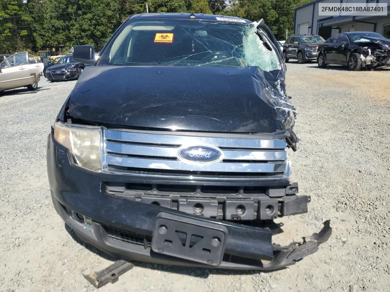 2008 Ford Edge Sel VIN: 2FMDK48C18BA87401 Lot: 73149734